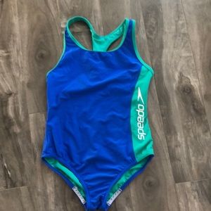 Speedo one piece bathing suit